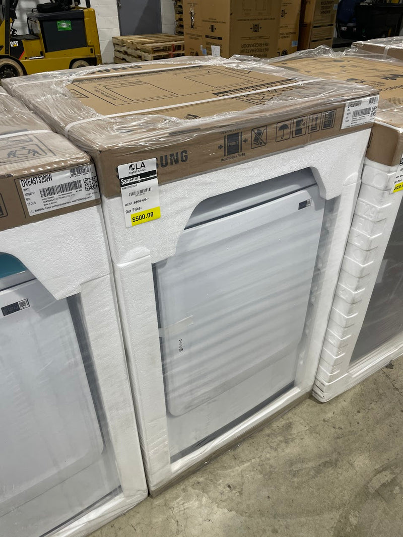 Samsung DVE50R5200W 7.4 cu. ft. White Electric Dryer
