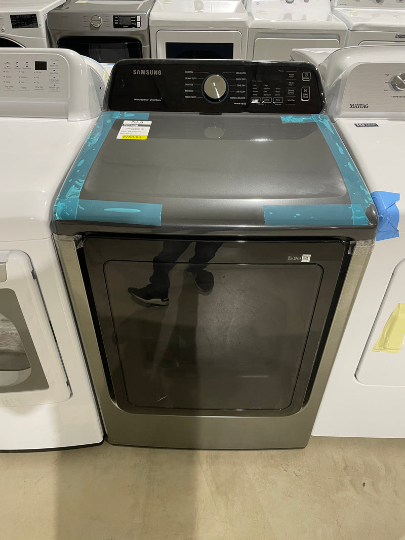 Samsung DVE45T3400P 7.4 cu. ft. Capacity Platinum Electric Dryer
