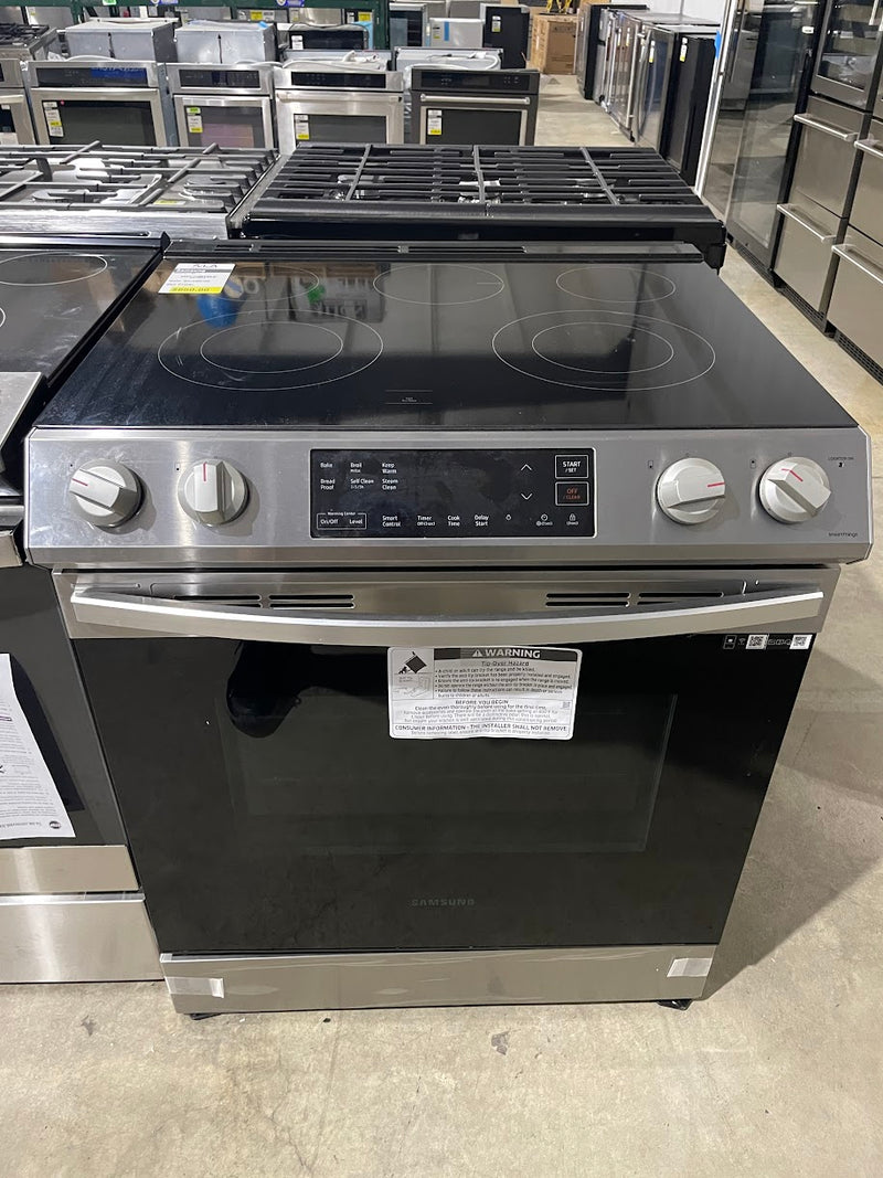 Samsung NE63T8111SS 30 in. 6.3 cu. ft. Slide-In Electric Range