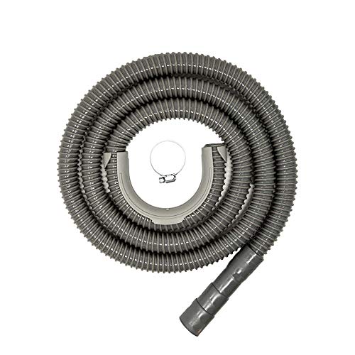 Universal Washing Machine Drain Hose - 6 Ft Discharge Hose - Flexible Corrugated Replacement or Installation by Kelaro