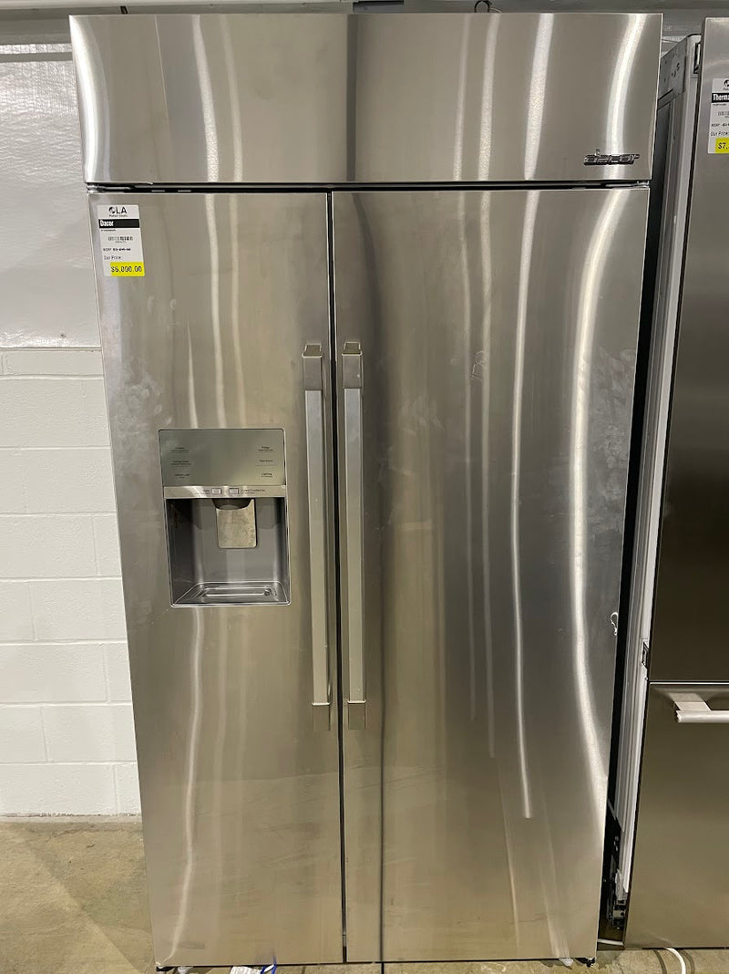 Dacor DYF42SBIWR 42" 24 Cu. Ft. Side-by-Side Built-In Refrigerator