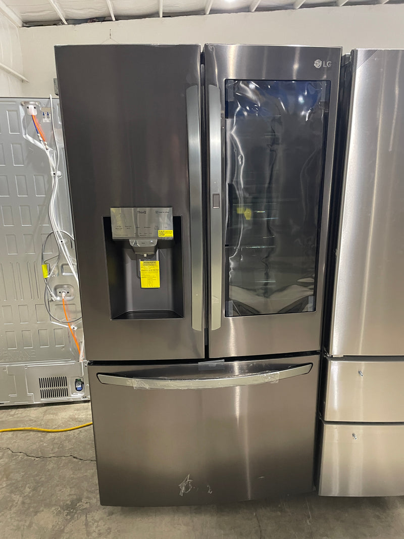 LG LRFVC2406D 23.5 Cu. Ft. French InstaView Counter-Depth Refrigerator
