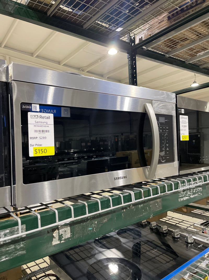 Samsung ME16A4021AS 30 Inch Over-the-Range Microwave
