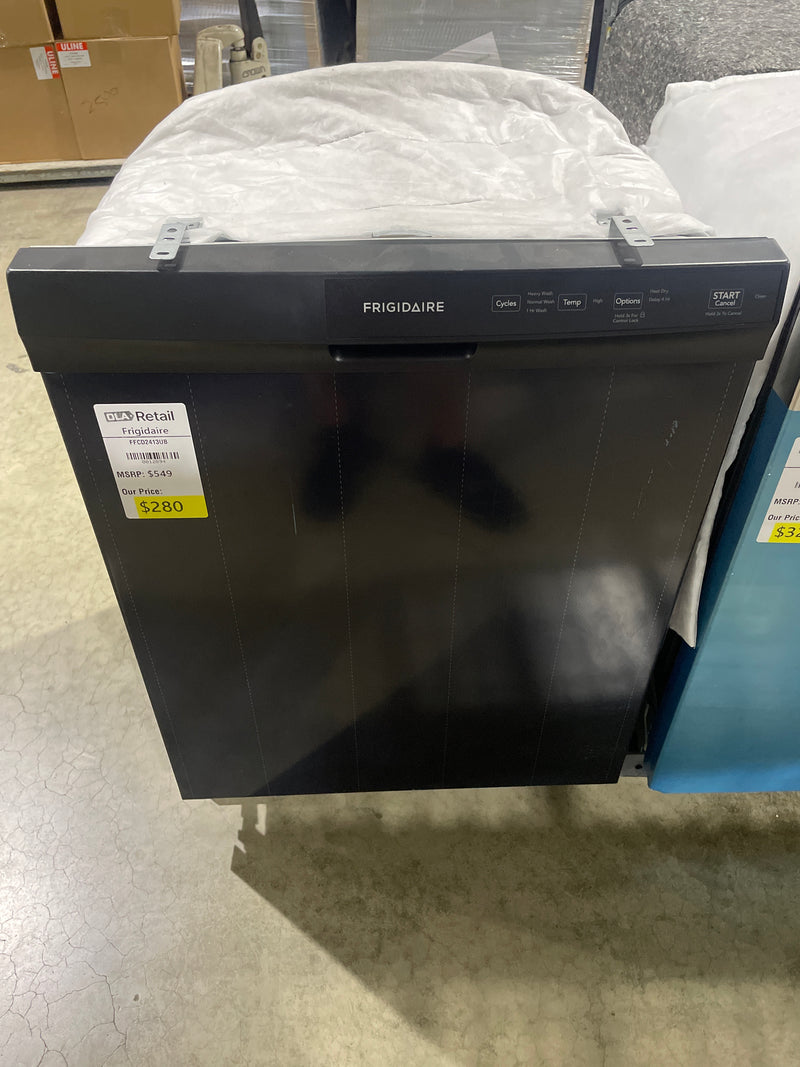 Frigidaire FFCD2413UB 24 in. Built-In Front Control Tall Tub Dishwasher