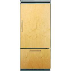 Viking FDBB5363ER 36 Inch Built-In Bottom-Freezer Refrigerator Panel Ready