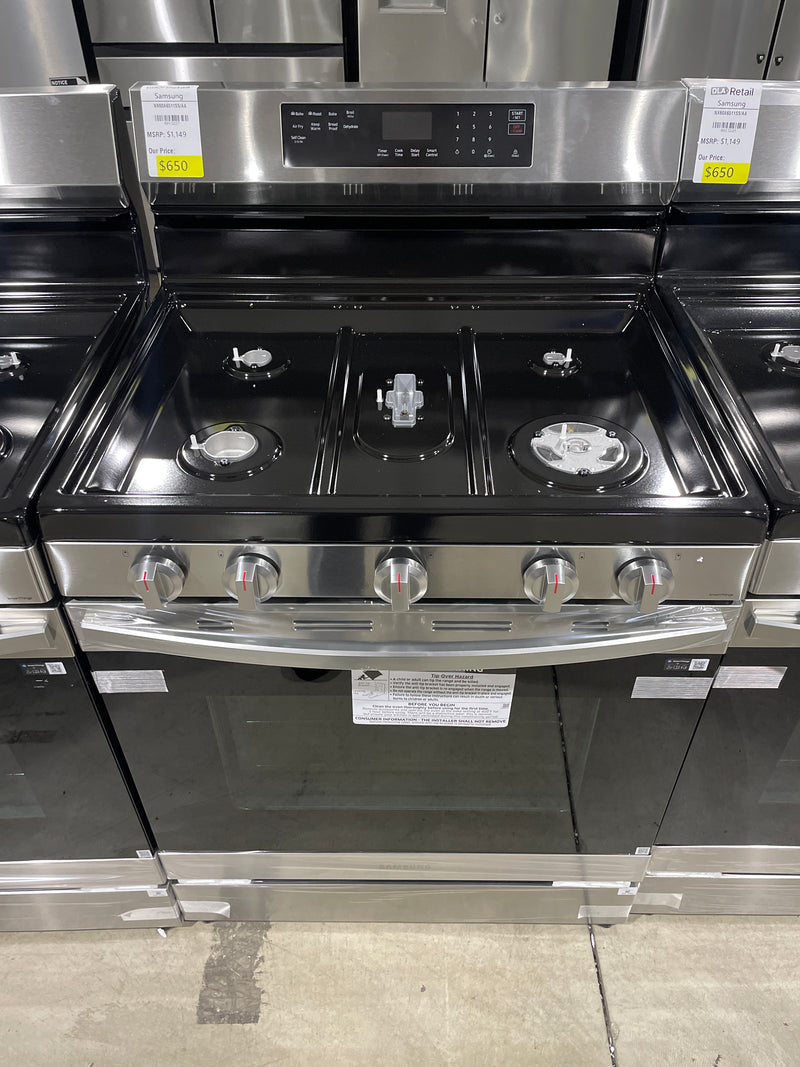 Samsung NX60A6511SS Freestanding Gas Smart Range