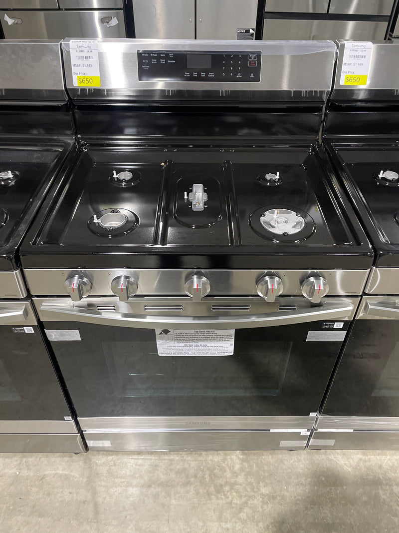 Samsung NX60A6511SS Freestanding Gas Smart Range