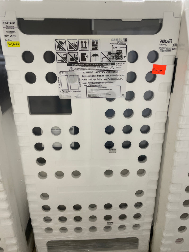 Samsung RF90F23AECRAA 23 cu. ft. Counter Depth 4-Door Refrigerator