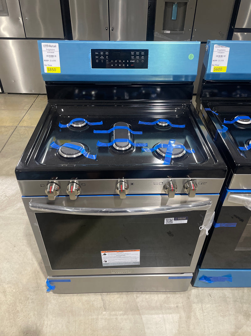 Frigidaire GCRG3060BF 30" Rear Control Gas Range