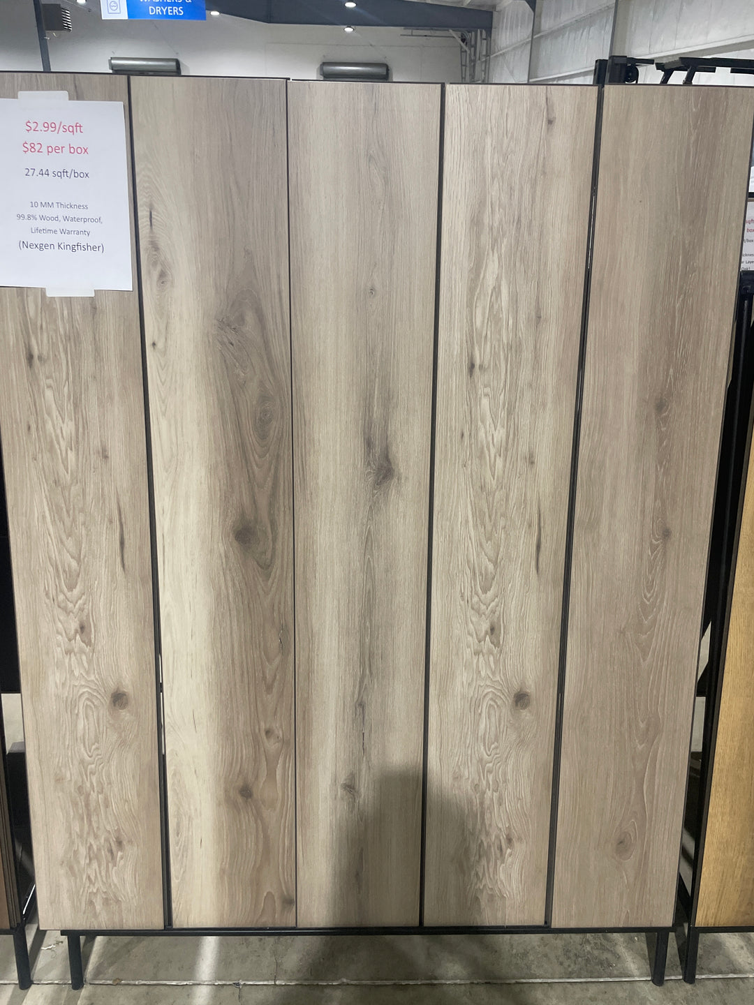 2.99/sqft) Nexgen 10mm Waterproof Wood Flooring (Kingfisher) – OLA