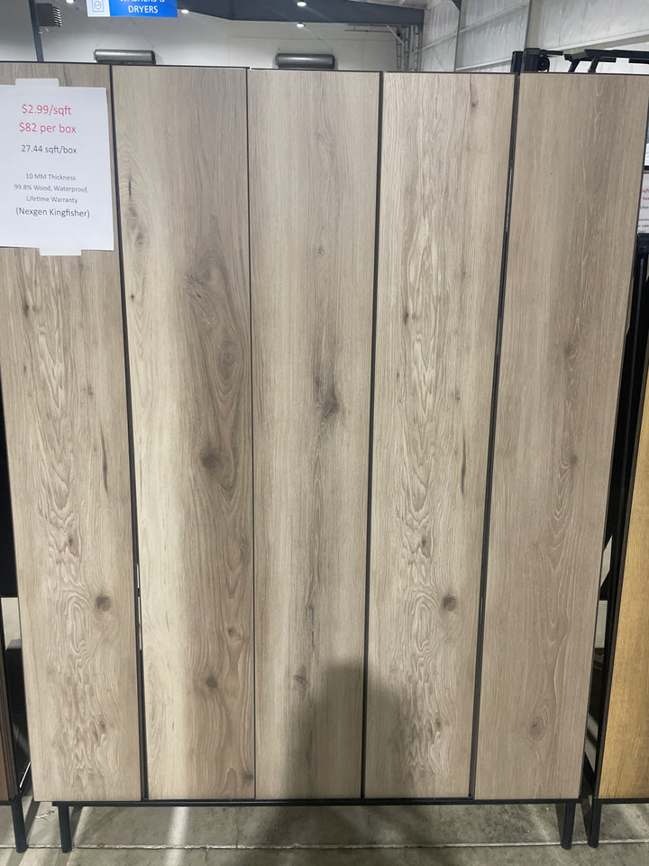 3.49/sqft) Nexgen 10mm Waterproof Wood Flooring (Kingfisher) – OLA