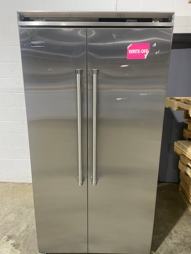 Viking VCSB5423SS 42" 25.32 Cu. Ft. Built-In Side By Side Refrigerator