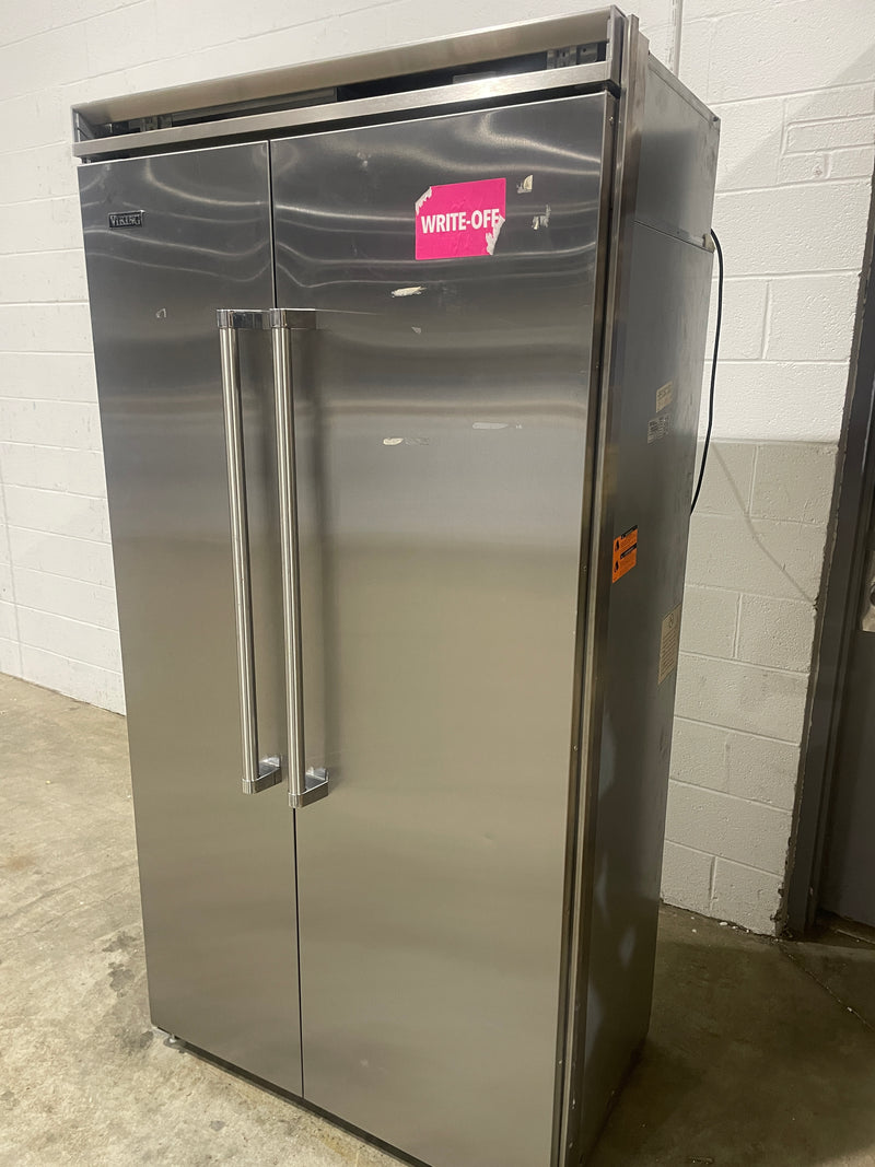 Viking VCSB5423SS 42" 25.32 Cu. Ft. Built-In Side By Side Refrigerator