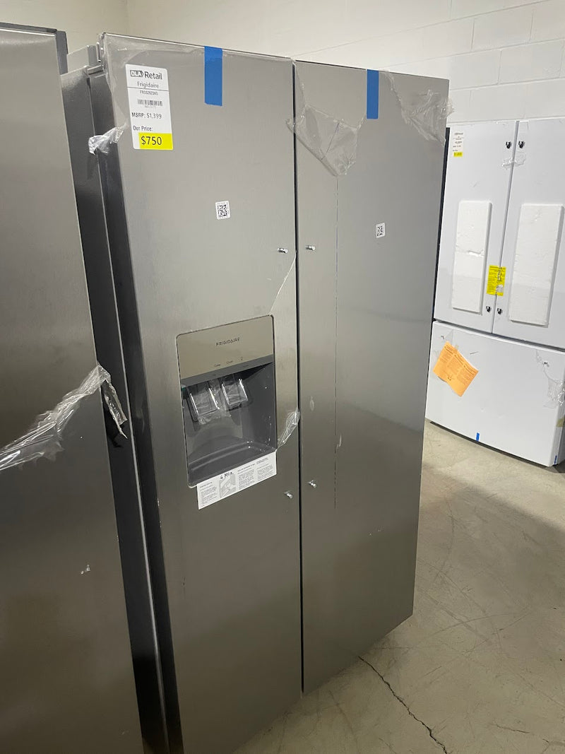 Frigidaire FRSS2623AS 25.6 Cu. Ft. Side by Side Refrigerator