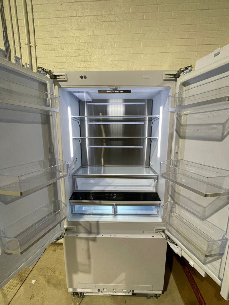 ZLINE RBIV36 19.6 cu. Ft. Panel Ready Built-In French Door Refrigerator