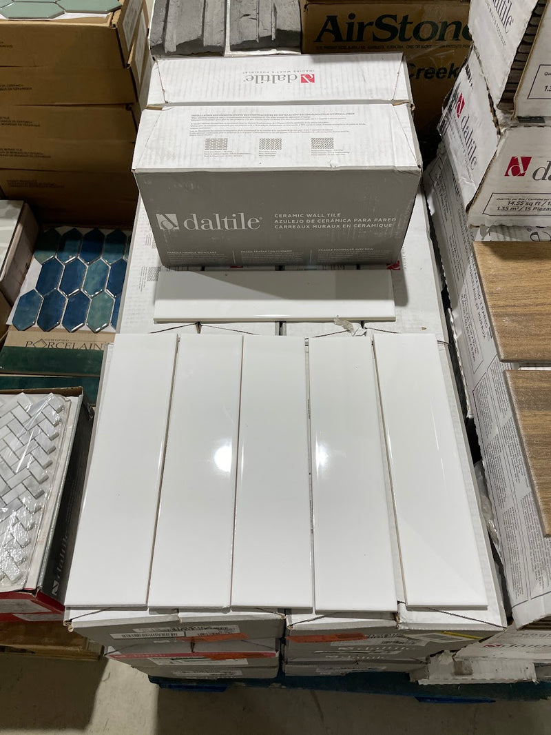 ($1.49/sqft) Daltile 3x12in. Ceramic Bright White Tile