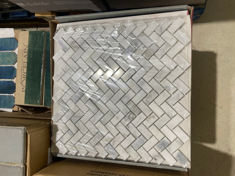 ($4.95/sqft) Daltile 11x12in. Warble Herringbone Mosaic Tile
