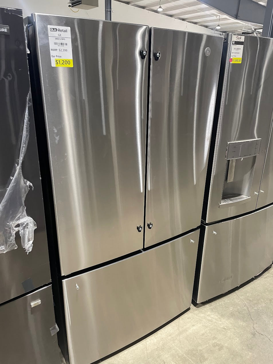 GE GNE27JYMFS 27 Cu. Ft. French Door Refrigerator – OLA Retail