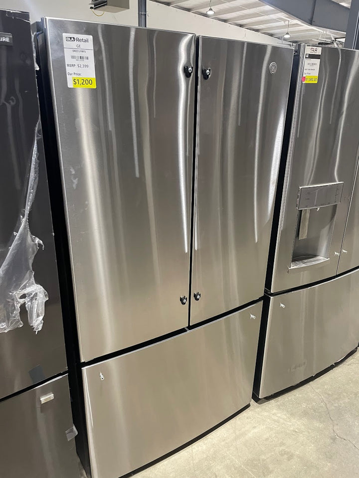 GE GNE27JYMFS 27 Cu. Ft. French Door Refrigerator – OLA Retail