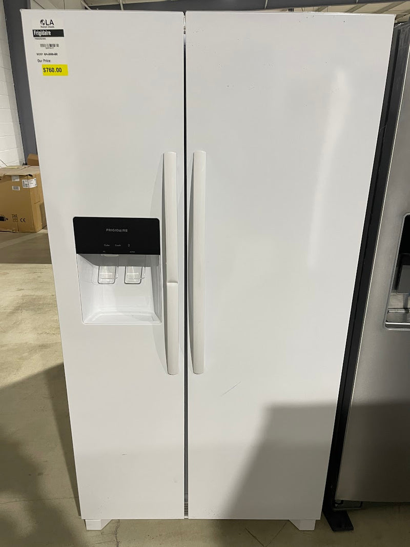 Frigidaire FRSS2623AW  Freestanding Side by Side Refrigerator