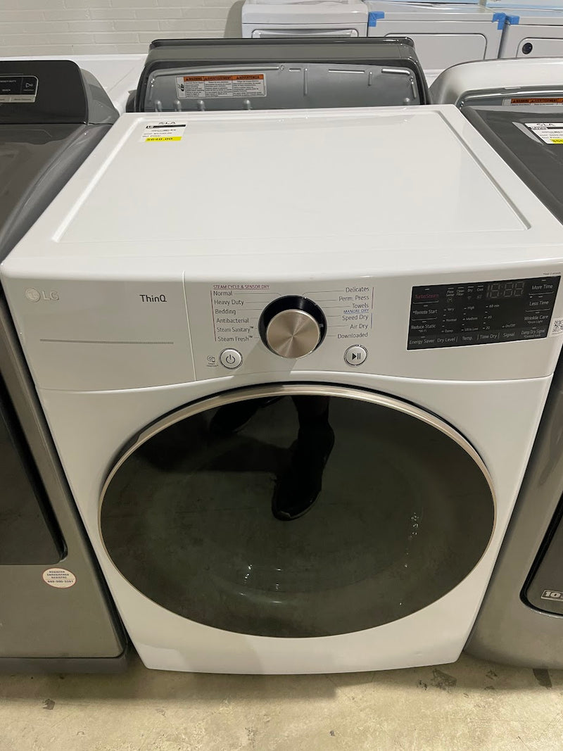 LG DLEX4000W 7.4 cu ft 12-Cycle Electric Dryer