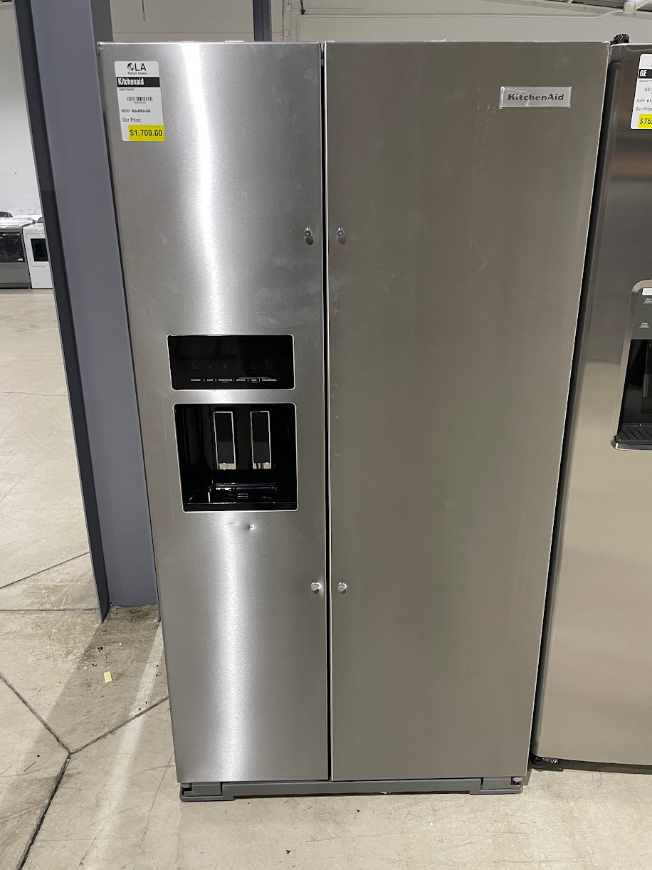 KitchenAid KRSF705HPS 24.8 cu. ft. Side-by-Side Refrigerator – OLA