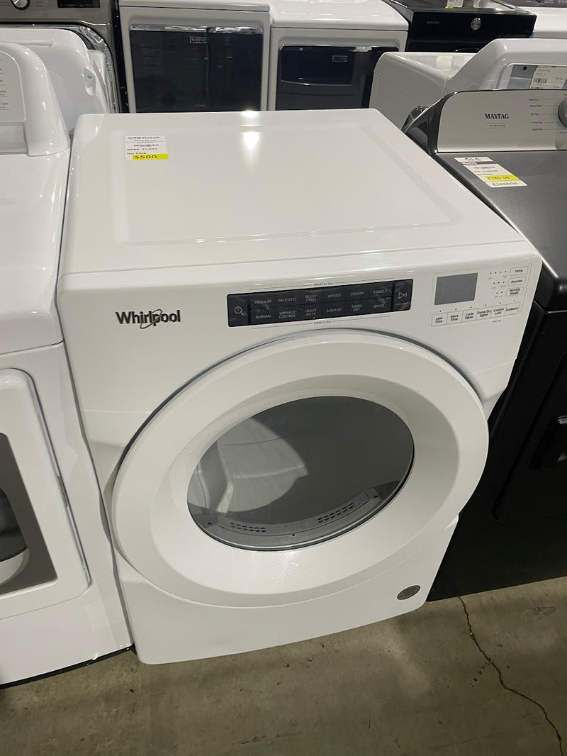 Whirlpool WED5620HW 7.4 Cu. Ft. Electric Dryer