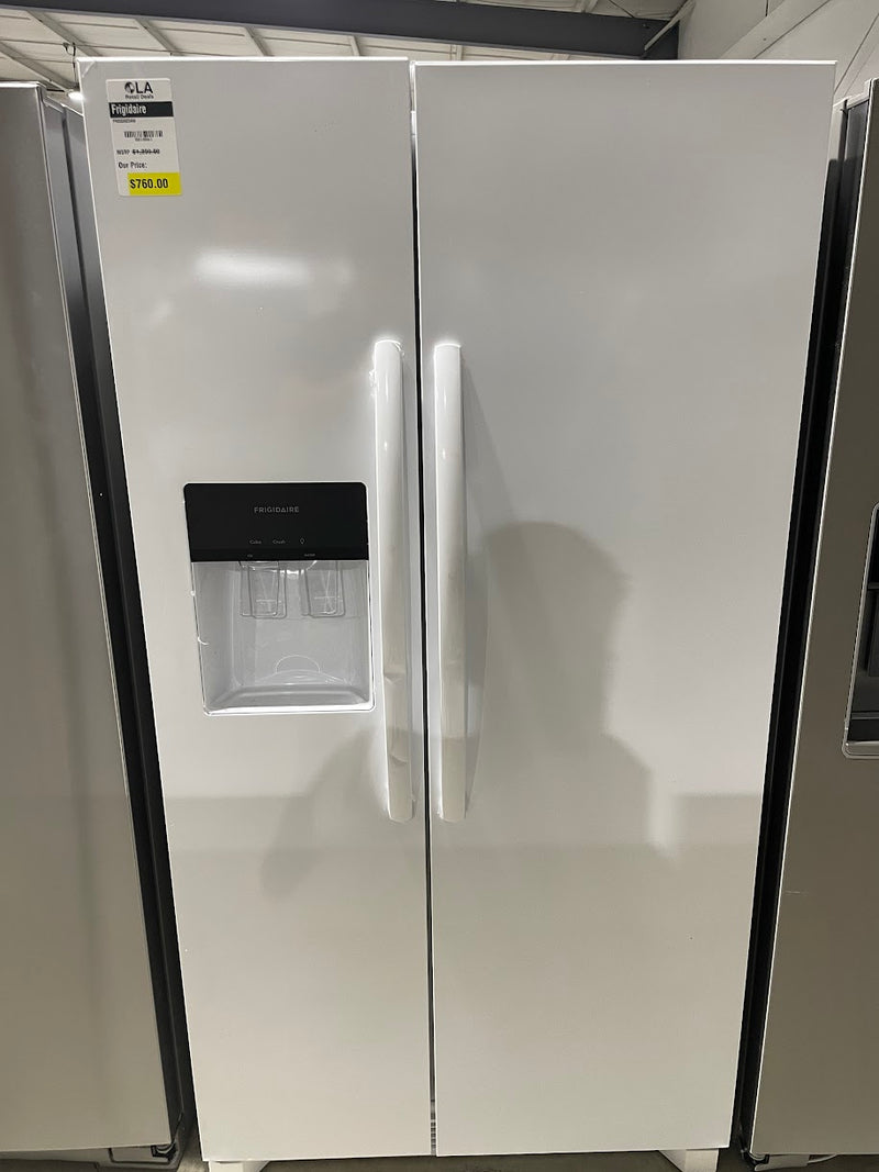 Frigidaire FRSS2623AW  Freestanding Side by Side Refrigerator