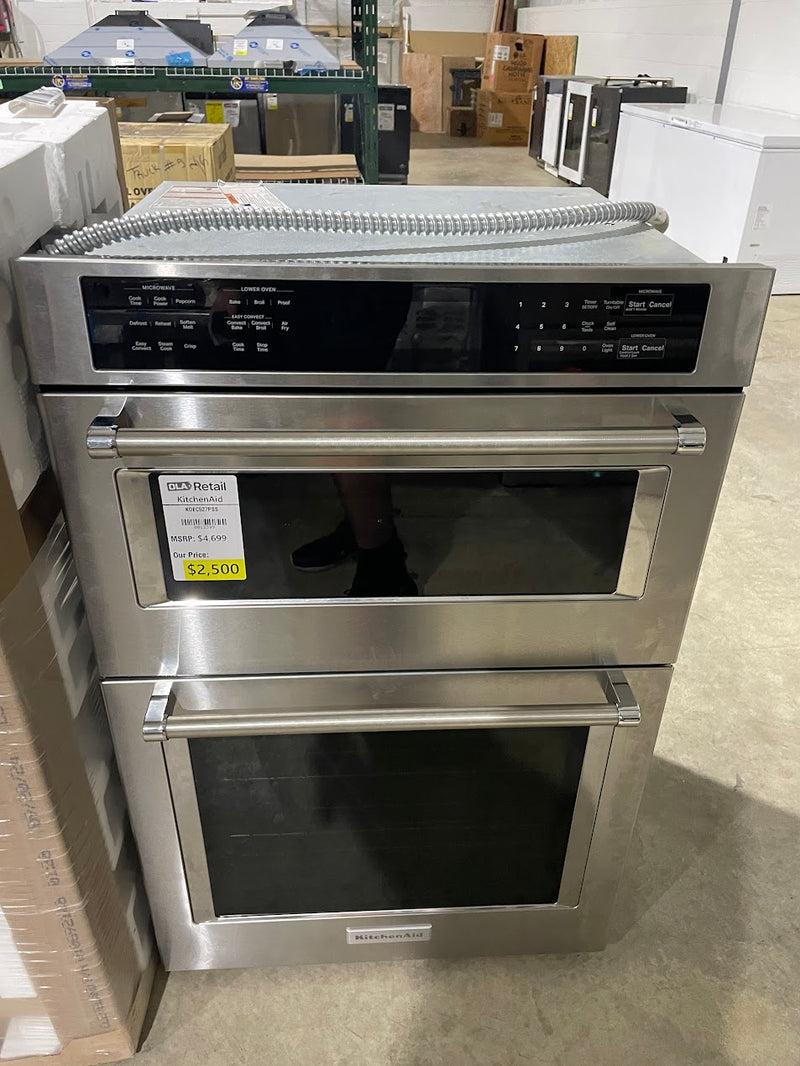 KitchenAid KOEC527PSS 27" Electric Convection Double Wall Oven