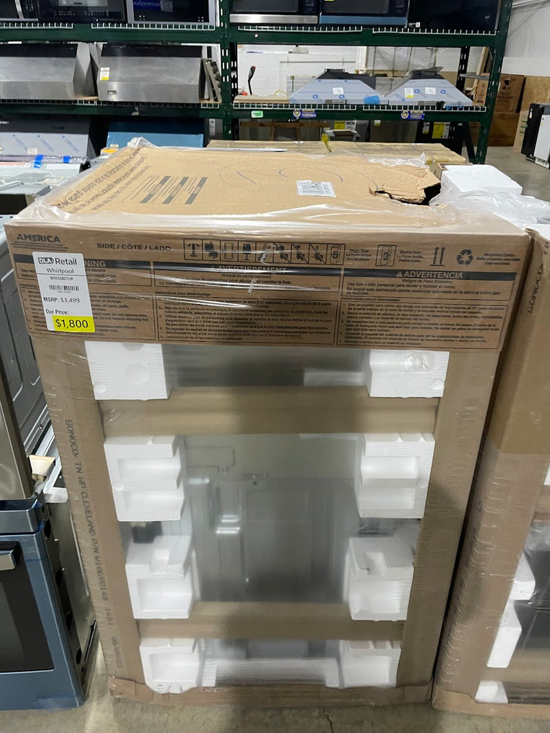 Whirlpool WOEC5027LW 27" Wall Oven Microwave Combo