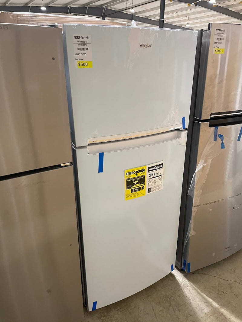 Whirlpool WRTX5328PW 16.3 cu. ft. Top Freezer Refrigerator