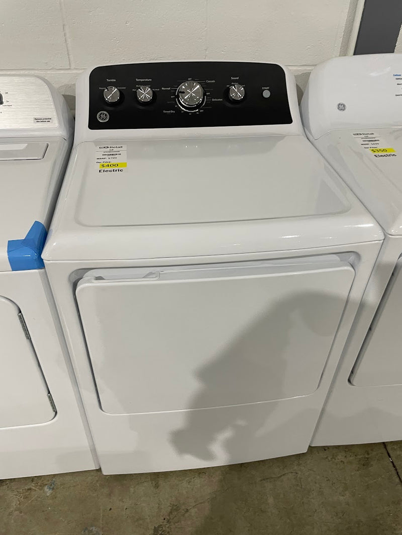 GE GTD48EASWWB 7.2 cu. ft. Electric Dryer