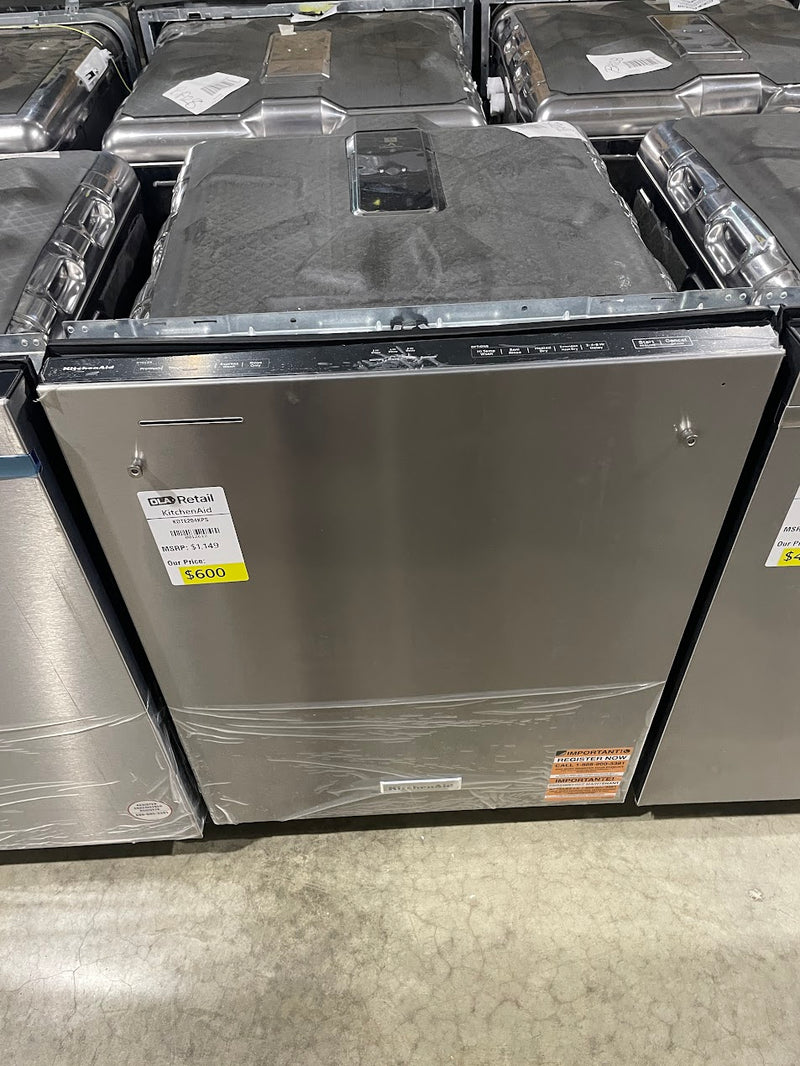 KitchenAid KDTE204KPS 24 in. Top Control Built-In Tall Tub Dishwasher