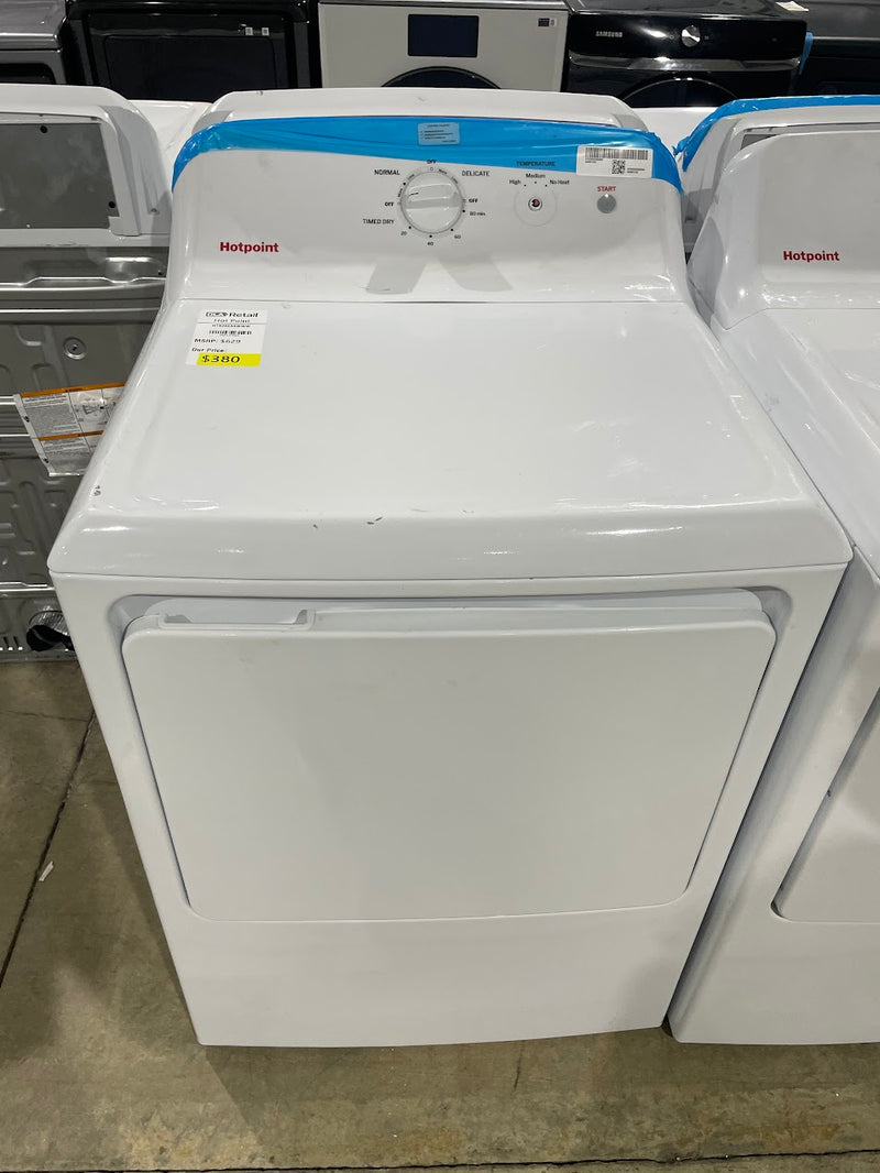Hotpoint HTX26EASWWW 6.2 cu. ft. Electric Dryer