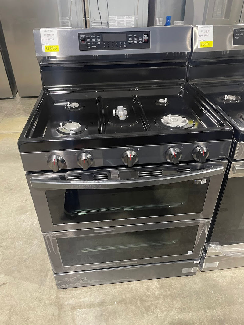 Samsung NX60A6751SG Black Stainless Steel Smart Gas Range