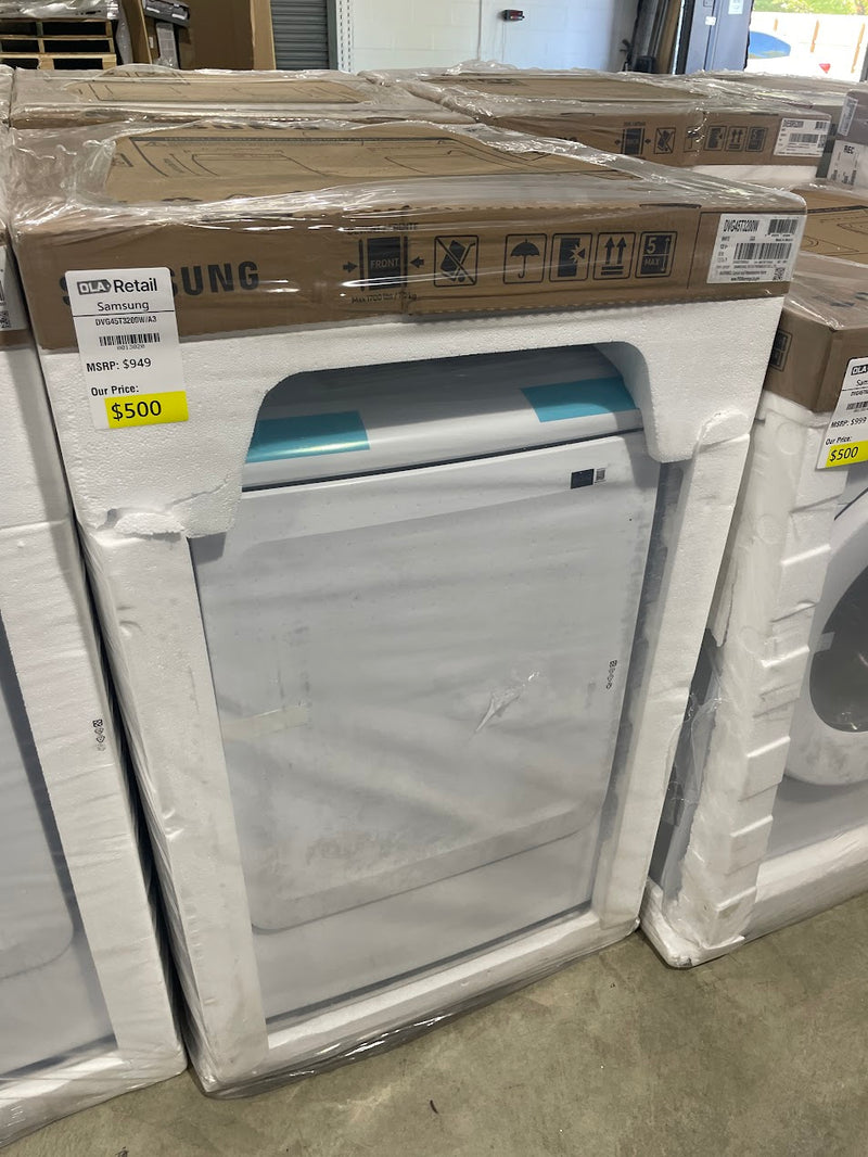 Samsung DVG45T3200W 7.2 cu. ft.  Gas Dryer