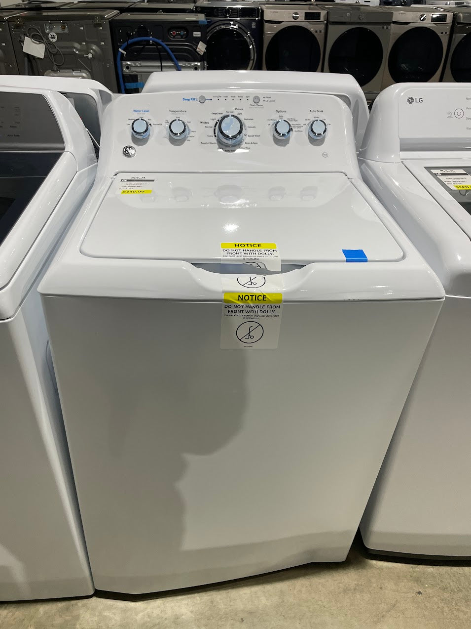 GE GTW465ASNWW 4.5 Cu. Ft. Top Load Washer OLA Retail