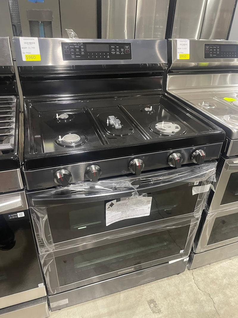Samsung NX60A6751SG Black Stainless Steel Smart Gas Range