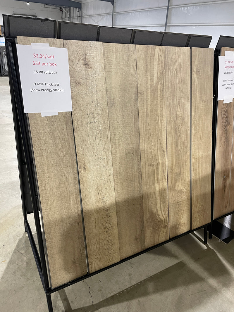 ($2.24/sqft) Shaw Prodigy Vinyl Flooring 9mm (V0238)