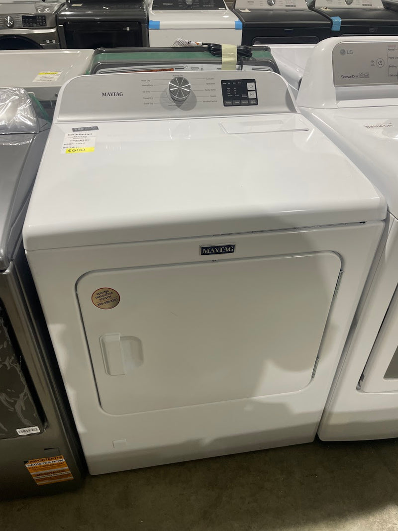 Maytag MGD6200KW 7 Cu. Ft. White Front Load Gas Dryer