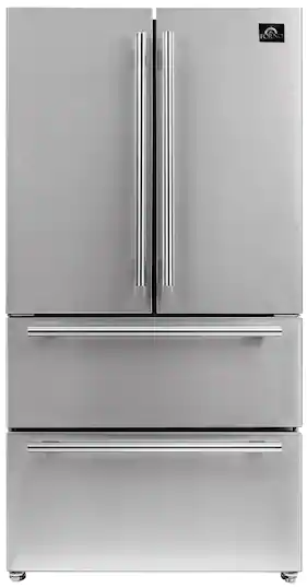 Forno FFRBI1820-36SB 19.2 cu. ft. French Door Refrigerator