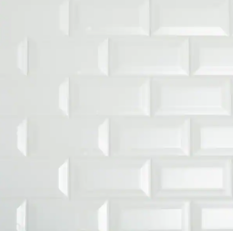 ($1/ sqft) Daltile 3x6in. Bright White Subway Tile