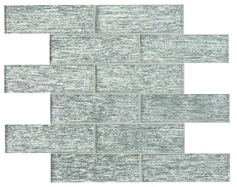 ($7/piece) MSI 15x12in. Textured Glass Subway Wall Tile