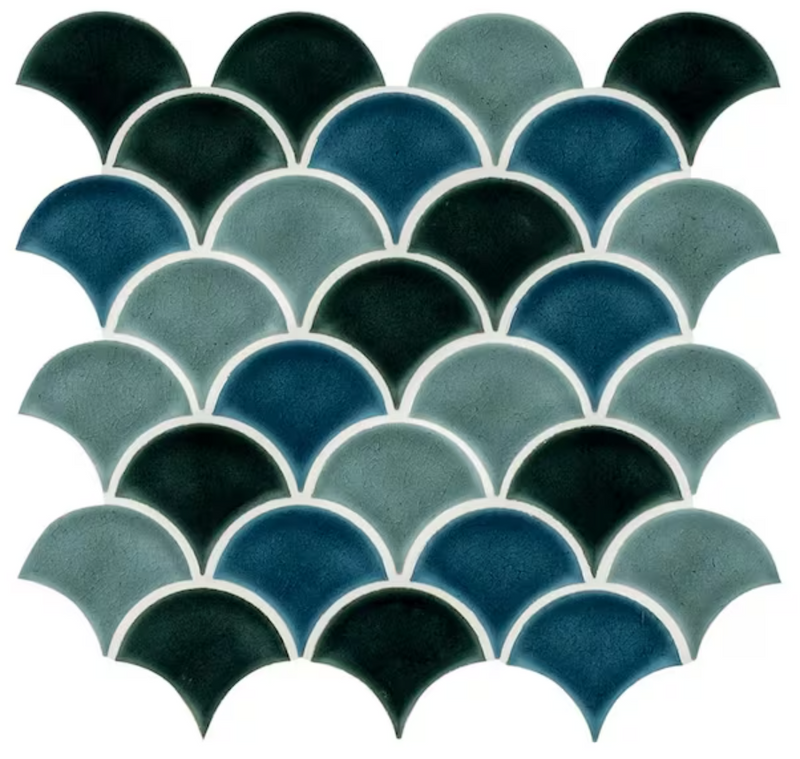 ($4/piece) MSI 13x10in. Glossy Ceramic Tile