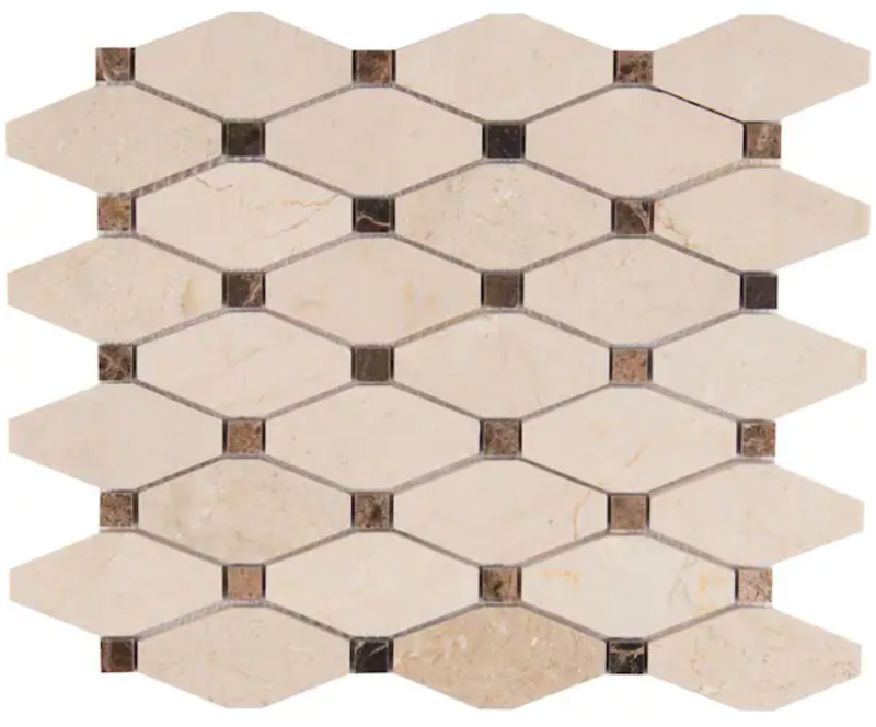 ($7/piece) MSI 15x12in. Polished Marble Tile