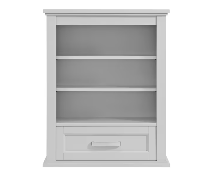 Style Selections Cromlee 24-in x 30-in x 10-in Light Gray Soft Close Bathroom Wall Cabinet