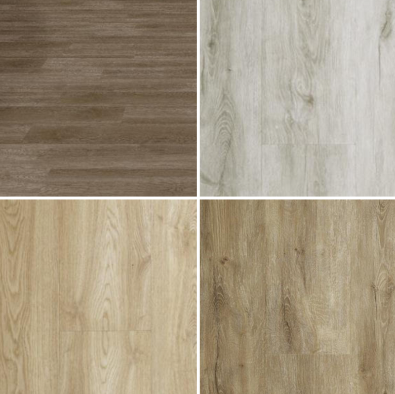 ($1.89/sqft) Hush Luxury Vinyl Waterproof Flooring 6.5mm Thickness