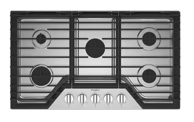 Whirlpool WCGK7030PS 30 inch Gas Cooktop