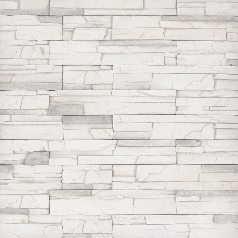 ($3.49/sqft) MSI Terrado Copen Snow Flats Manufactured Stacked Stone