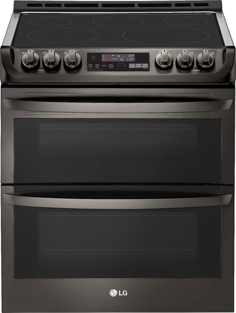 LG LTE4815BD7.3 Cu. Ft. Self-Clean Slide-In Double Oven Electric Range